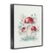 Stupell Industries Toadstool Mushroom Trio Framed Giclee, design by Cady Driver
